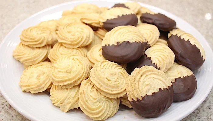 Galletas de mantequilla de chocolate, son fáciles de hacer y súper crujientes