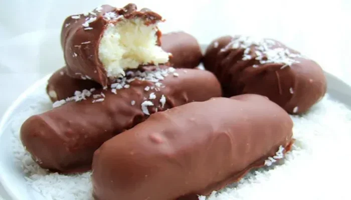 Caramelo de Coco con Chocolate Casero, una auténtica tentación de postre