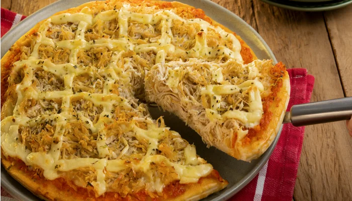 Pizza De Frango Com Catupiry Cremoso E Irresist Vel